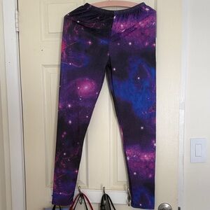 Galaxy Print Leggings